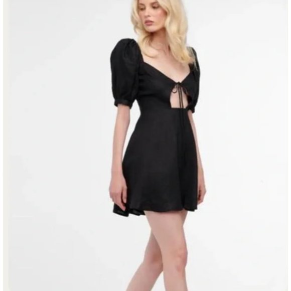 Capulet Black Mini Dress - Picture 1 of 9